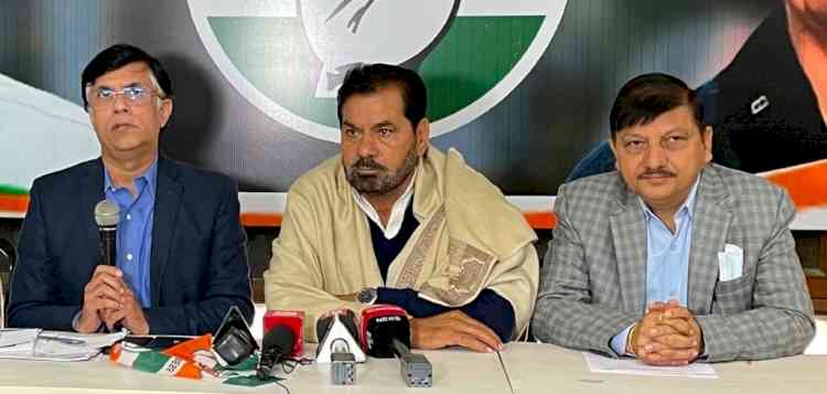 BJP-ruled civic body cheated Chandigarh residents: Congress