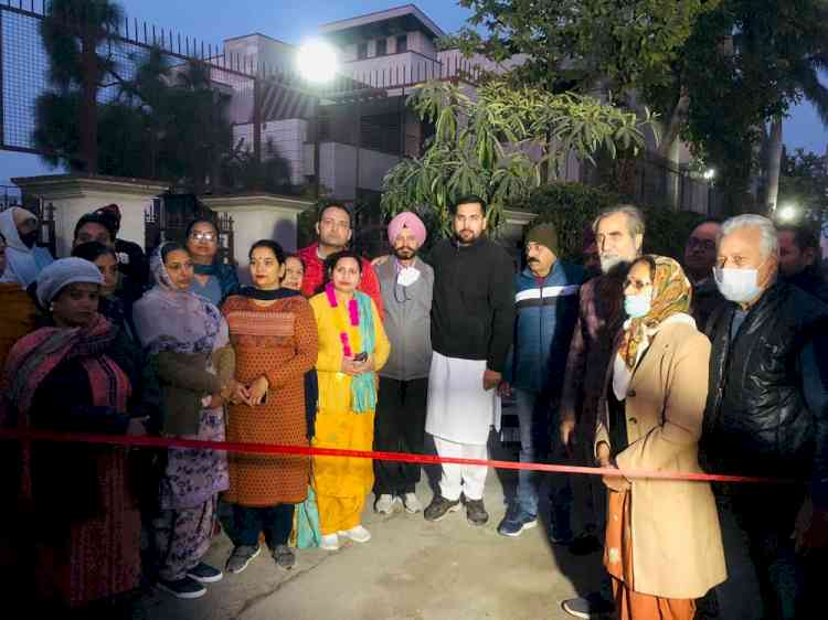 MLA inaugurates three road works worth Rs 23.21 lakh