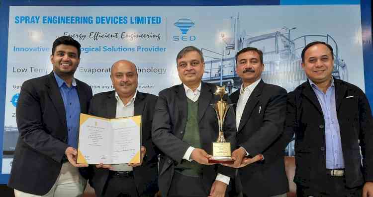 Spray Engineering Devices Ltd bags National Energy Efficiency Innovation Award-2021