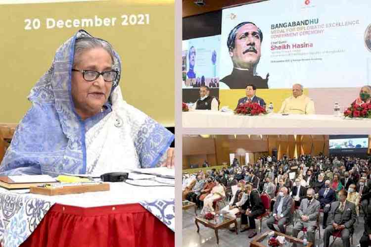 Solving maritime boundary problems between India, Myanmar a diplomatic success: Hasina