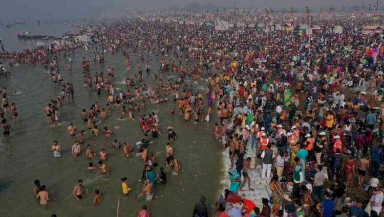 Ganga changes course, leaves less land for Magh Mela in Prayagraj