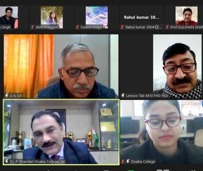 Doaba College organises Webinar on National Mathematics day