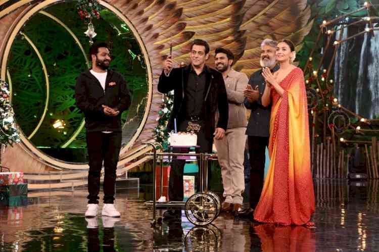 'Bigg Boss 15': Salman Khan celebrates pre-birthday bash with 'RRR' team
