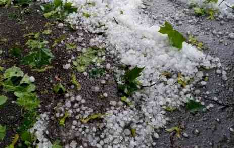 Hailstorms in central India, wet spell for northwest to continue