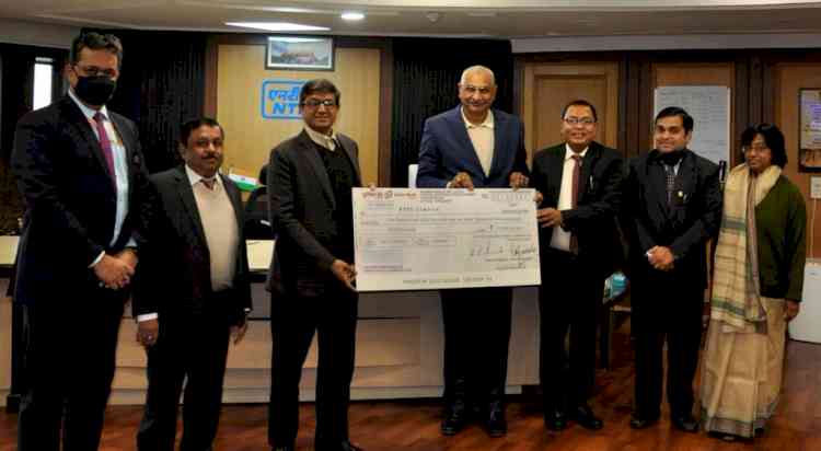 NTPC Tamil Nadu Energy Company Ltd pays Second Interim Dividend for FY 2021-22 to NTPC Ltd