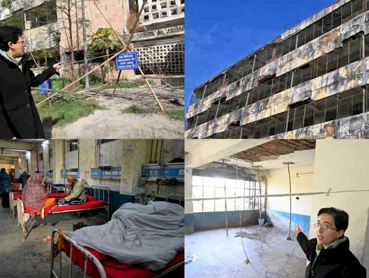 Delhi hospital running in dangerous building, Atishi posts video