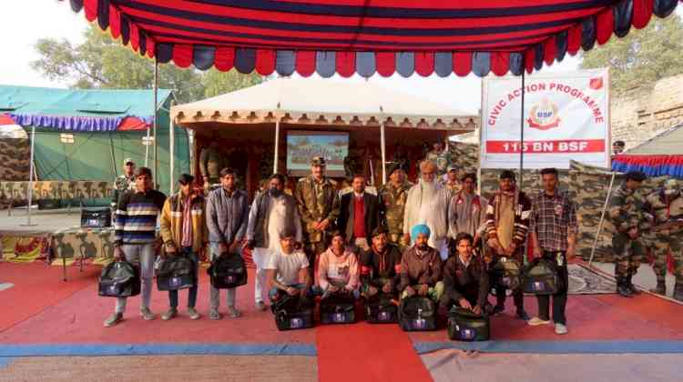 Civic action programme organized by 116 Battalion of BSF