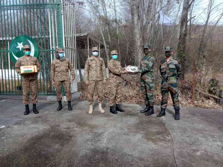 India, Pak armies exchange sweets on New Year along LoC in J&K