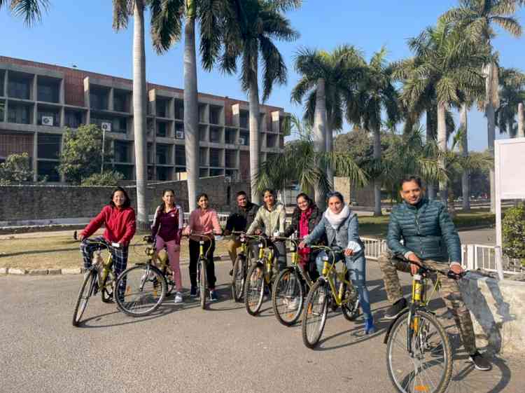 PU Cycle Rally marked beginning of New Year 2022