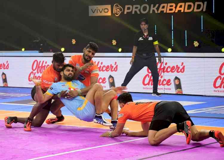 PKL 8: U Mumba, UP Yoddha share spoils in closely-fought tie