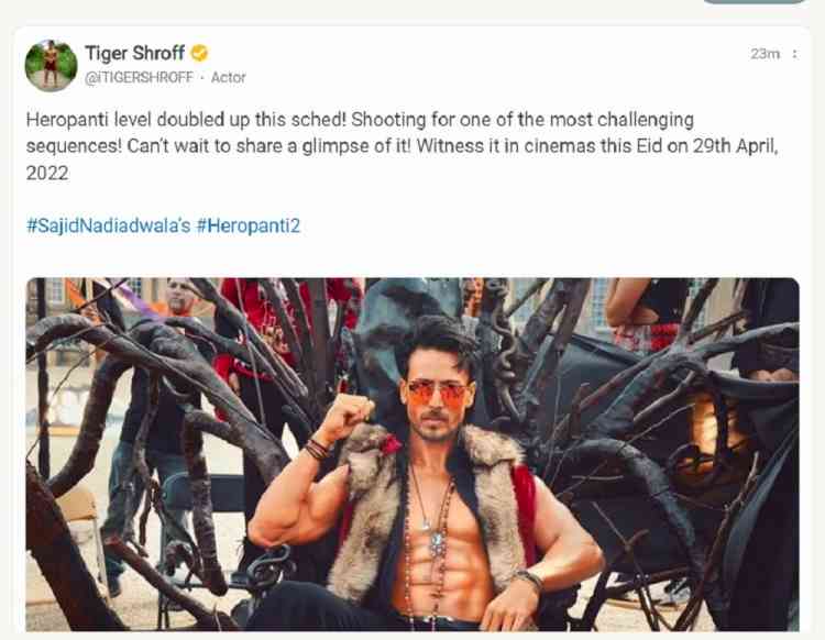 Tiger Shroff to do never before seen action sequences in Heropanti 2