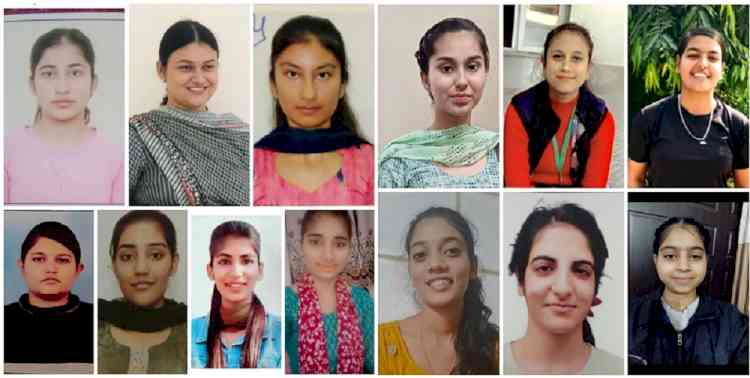 Hindi (Hons.) students of HMV shine in University