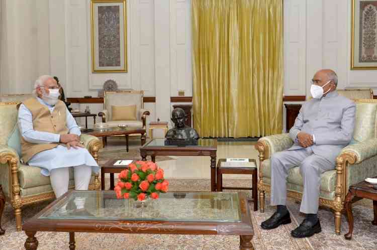 PM Modi meets President Kovind over security breach issue