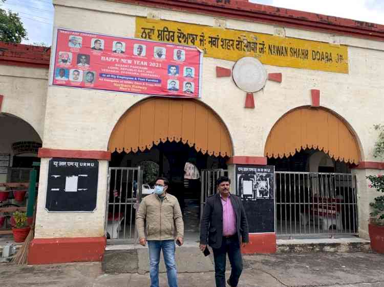 District Election Officer checks drive of removing political hoardings/banners/ posters