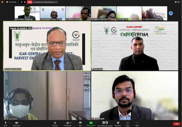 ICAR-CIPHET organised National Webinar on ‘Bioactive peptide from fish waste’ to share scientific experience of turning waste into wealth