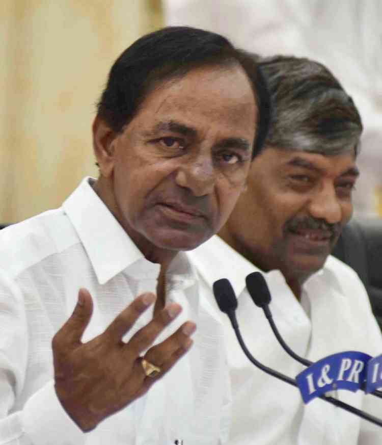 KCR urges people to root out BJP govt at Centre