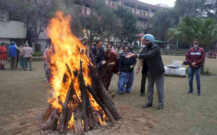 Lohri Celebration at Lyallpur Khalsa College