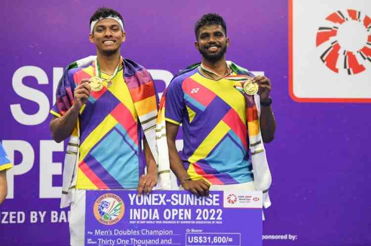 India Open Badminton: Satwik-Chirag pair wins men's doubles title