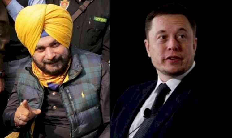 Sidhu invites Musk to set up Tesla's unit in Ludhiana