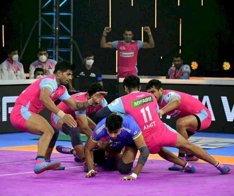 PKL 8: Jaipur Pink Panthers hold Tamil Thalaivas