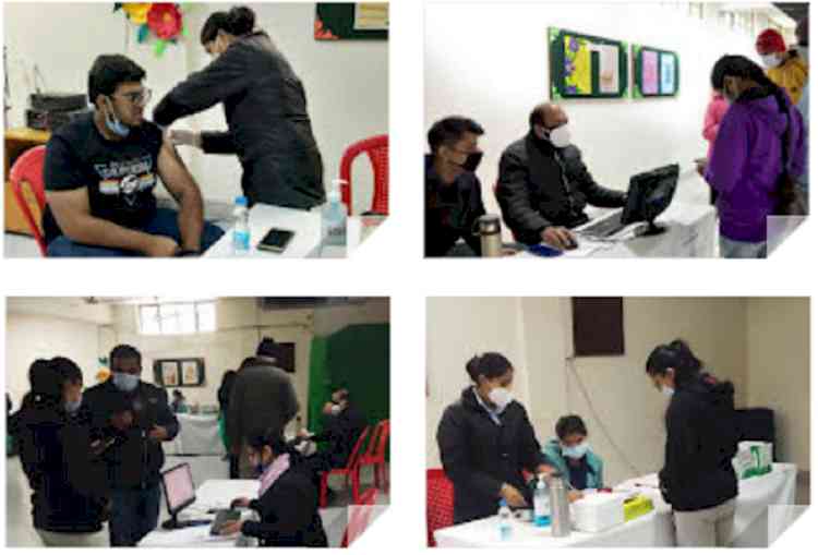 Vaccination camp for students by Bowry Memorial Educational and Medical Trust