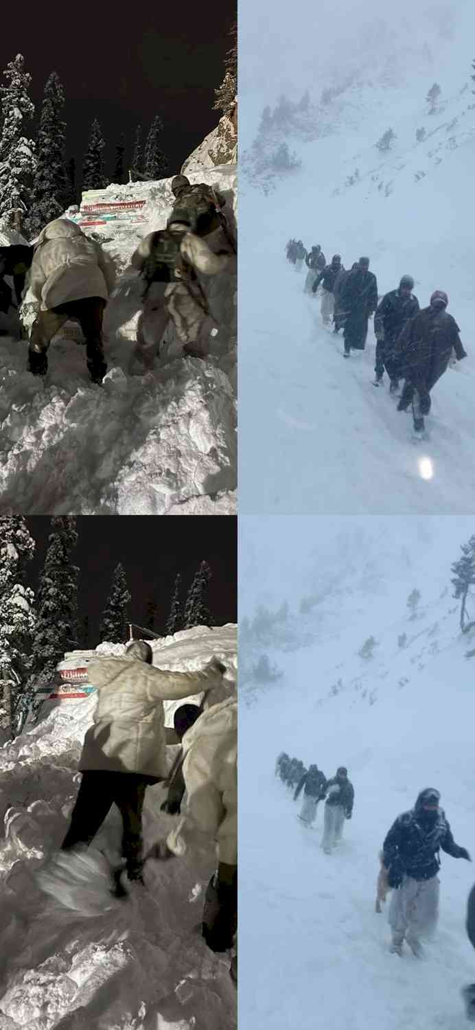 Army rescues 30 civilians trapped in avalanches in J&K's Tangdhar (Ld)