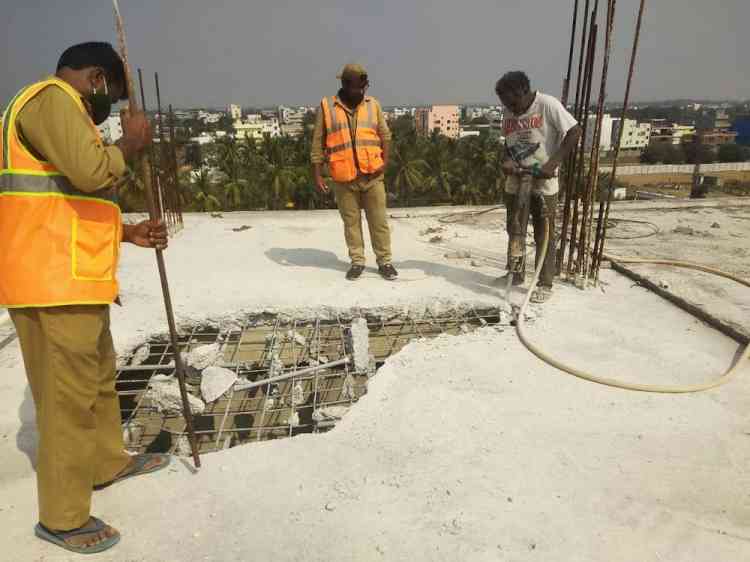 Demolition of illegal buildings continue around Hyderabad