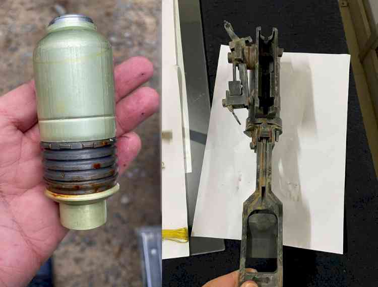 Under-barrel grenade launcher, RDX seized in Punjab