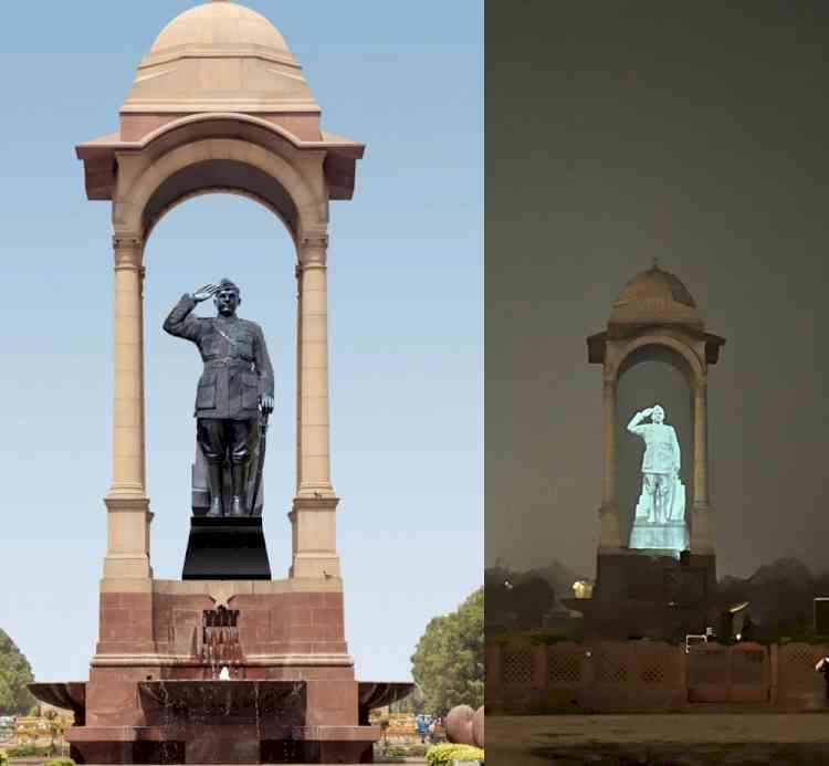 PM to unveil hologram statue of Netaji Bose at India Gate