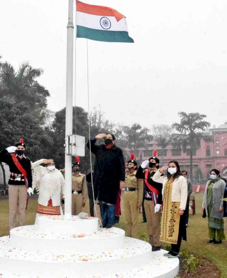 KMV marks celebration of 73rd Republic Day with flag hoisting ceremony