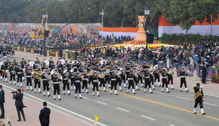 India showcases military might, cultural diversity on 73rd R-Day