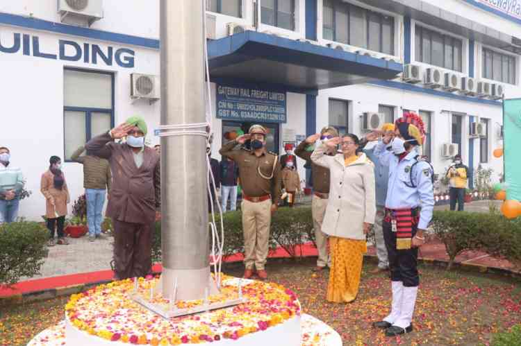 73rd Republic Day celebrated by Customs Commissionerate at Ludhiana