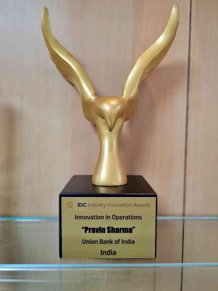 Union Bank of India wins IDC Industry Innovation Award 2021