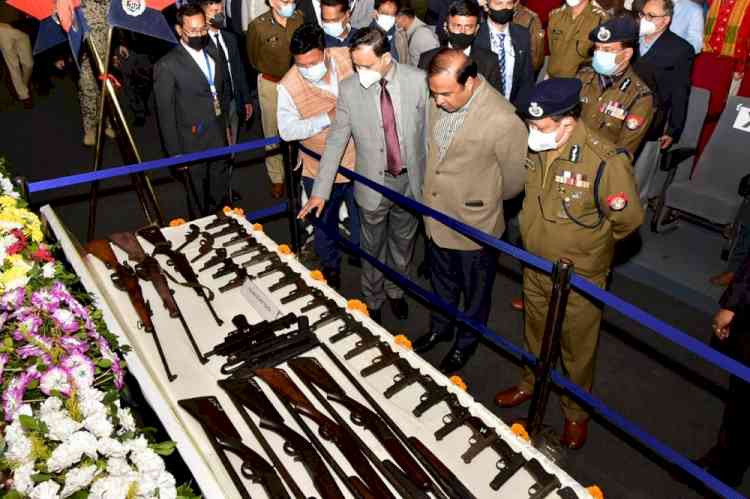 246 militants surrender in Assam; deposit large cache of arms, ammunition