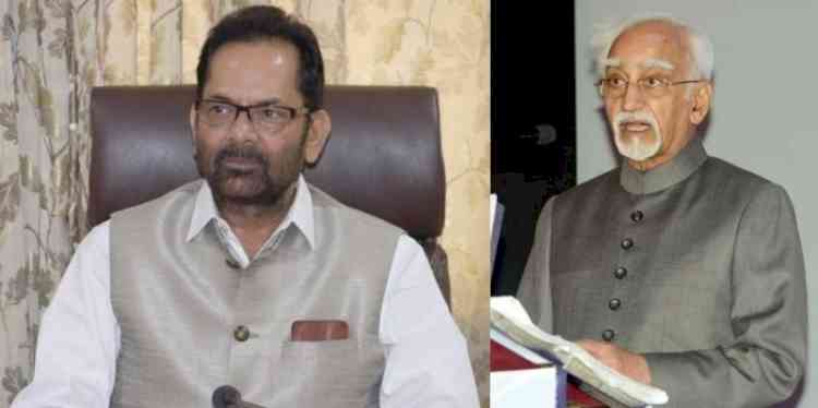 Mukhtar Abbas Naqvi slams Hamid Ansari for remarks at IAMC event on R-Day