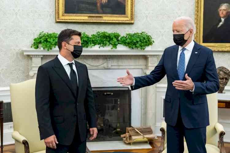 Biden, Zelensky discuss Ukraine tensions over phone