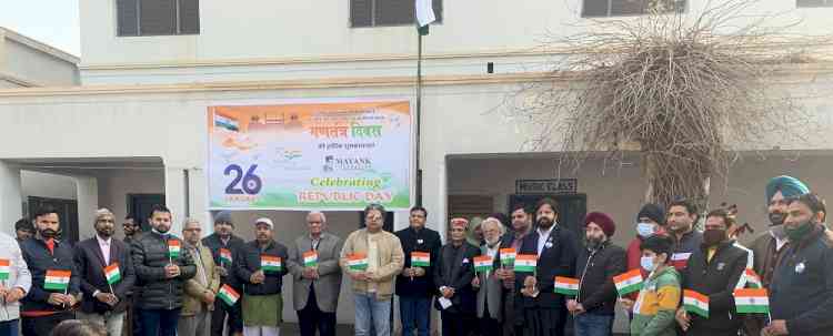 Mayank Foundation celebrates 73rd Republic Day with visually impaired students