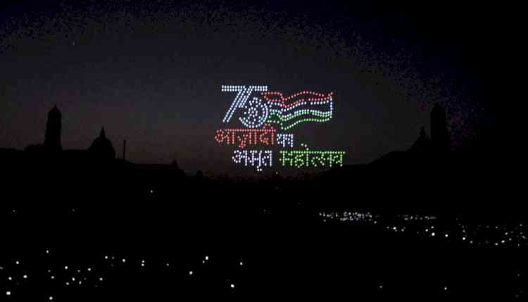 Dazzling drones steal show at Beating Retreat Ceremony