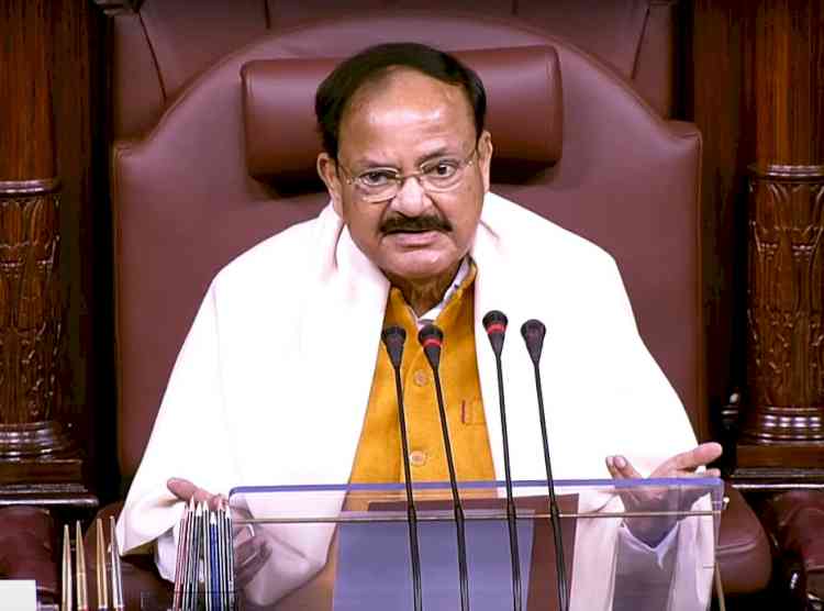 Naidu asks MPs to improve productivity, says 52% time of Winter Session lost