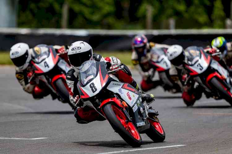 Honda riders set tone for final round of Indian National Motorcycle Racing Championship 2021 and IDEMITSU Honda India Talent Cup 2021  