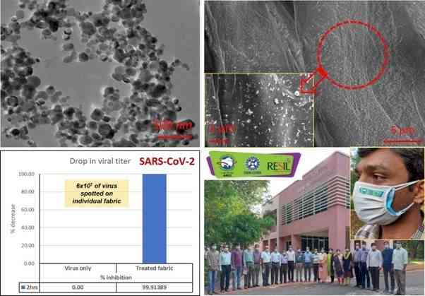 Indian scientists develop self-disinfecting, anti-viral face mask