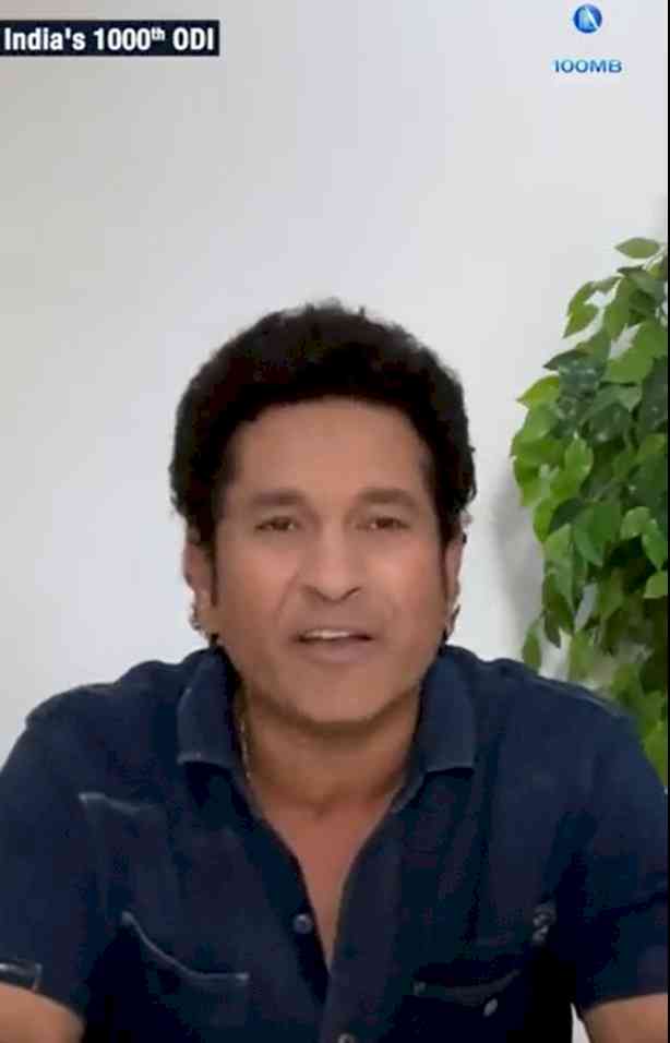 Tendulkar congratulates Indian cricket on the occasion of 1000th ODI