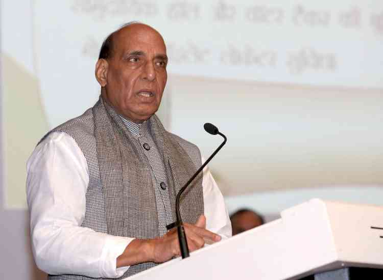 Rajnath awards Defence Estates personnel for survey of 17.78L acres of land