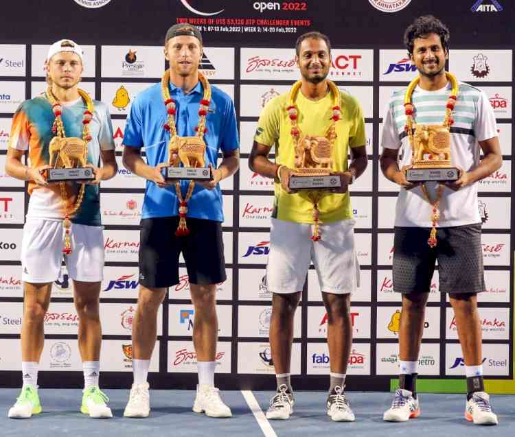 Bengaluru Open: Saketh, Ramkumar win doubles crown; Gojo, Tseng in singles final