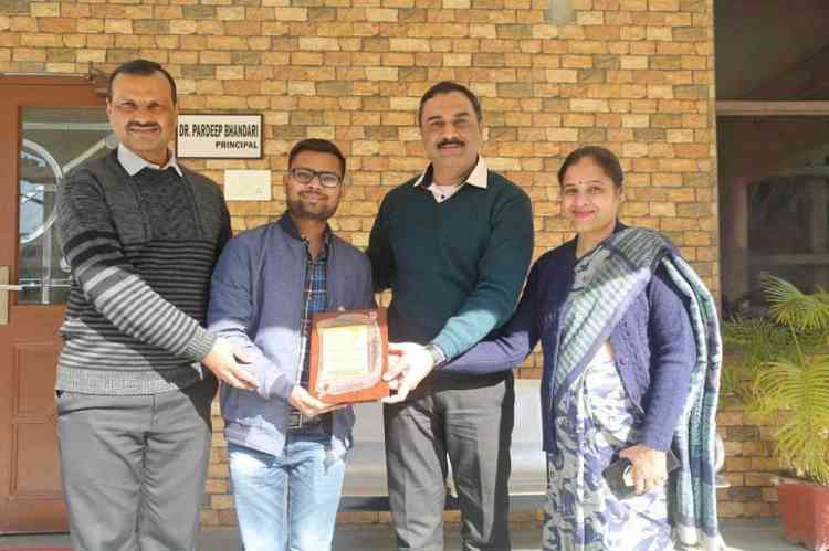 Doaba College Student Ashish gets All India 12th Rank in CA Exam in India