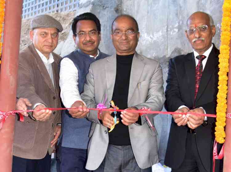 CMD SJVN lays foundation stone of working Hydro Project Model at Shimla