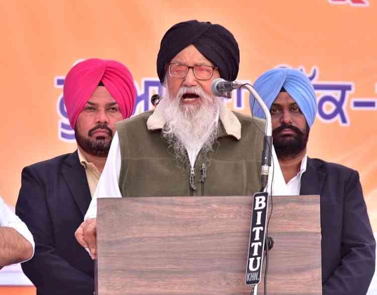 Don't vote for those who defect for personal gains, appeals Badal Sr