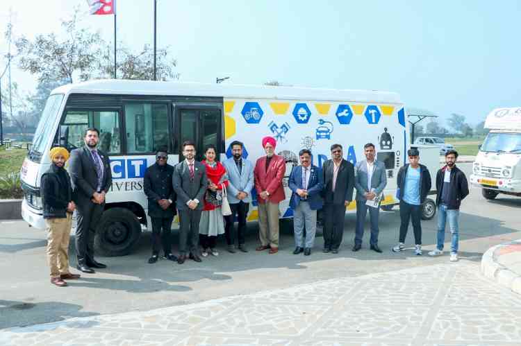 CT University launches bus called Innovation on Wheels