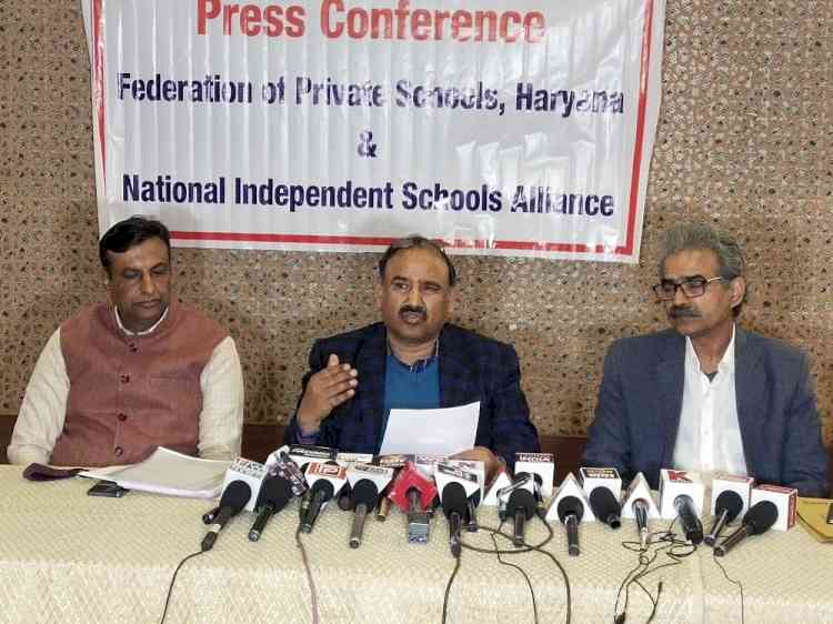 Haryana Education Board pressurizing private schools affiliated to other boards of state to take Class VIII annual examination Kulbhushan Sharma