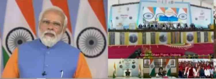 PM Modi inaugurates Asia's biggest Bio-CNG plant in Indore